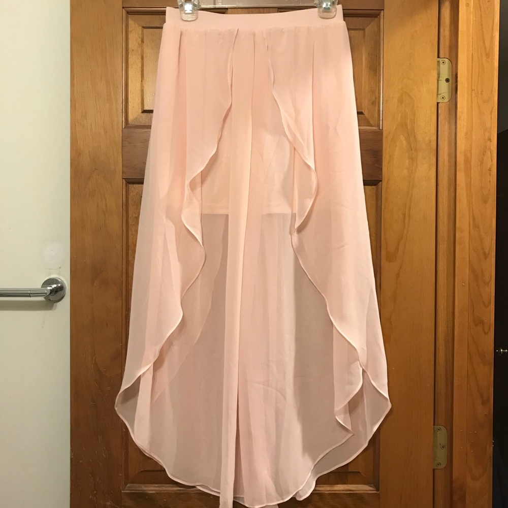 Forever 21 Pink Maxi Skirt